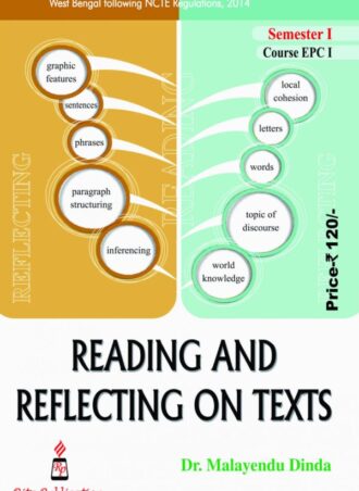 B.Ed. – Reading And Reflecting On Texts (English Version) ||  Rita Publication  || Author : Dr. Malayendu Dinda || WBUTTEPA B.Ed. Semester -I, Course -I || Full PDF Download